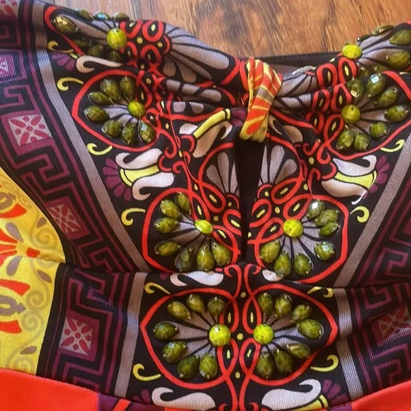 Hale Bob strapless top. Beading at top on front. Perfect condition - Picture 2 of 4